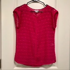 🎉FREE W/ ANY PURCHASE 🎉 Hot pink top